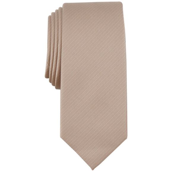 Alfani Men's Andree Solid Tie Taupe - Picture 1 of 6